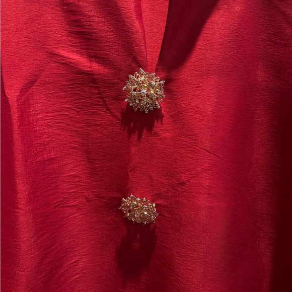 New Red Boubou gown. Elegant dress. African/ Nigerian style - Picture 7 of 8